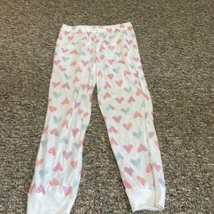 White heart pants